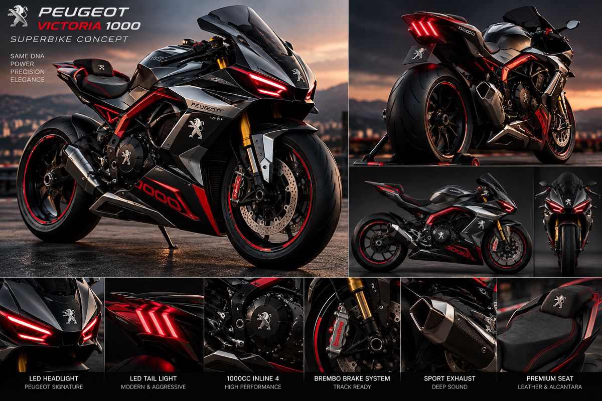 Victoria Automobile — Peugeot Victoria 1000 Superbike Concept